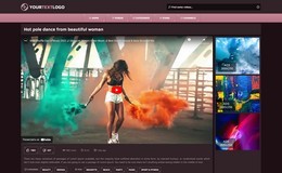 Video Player Page - Color Version 6